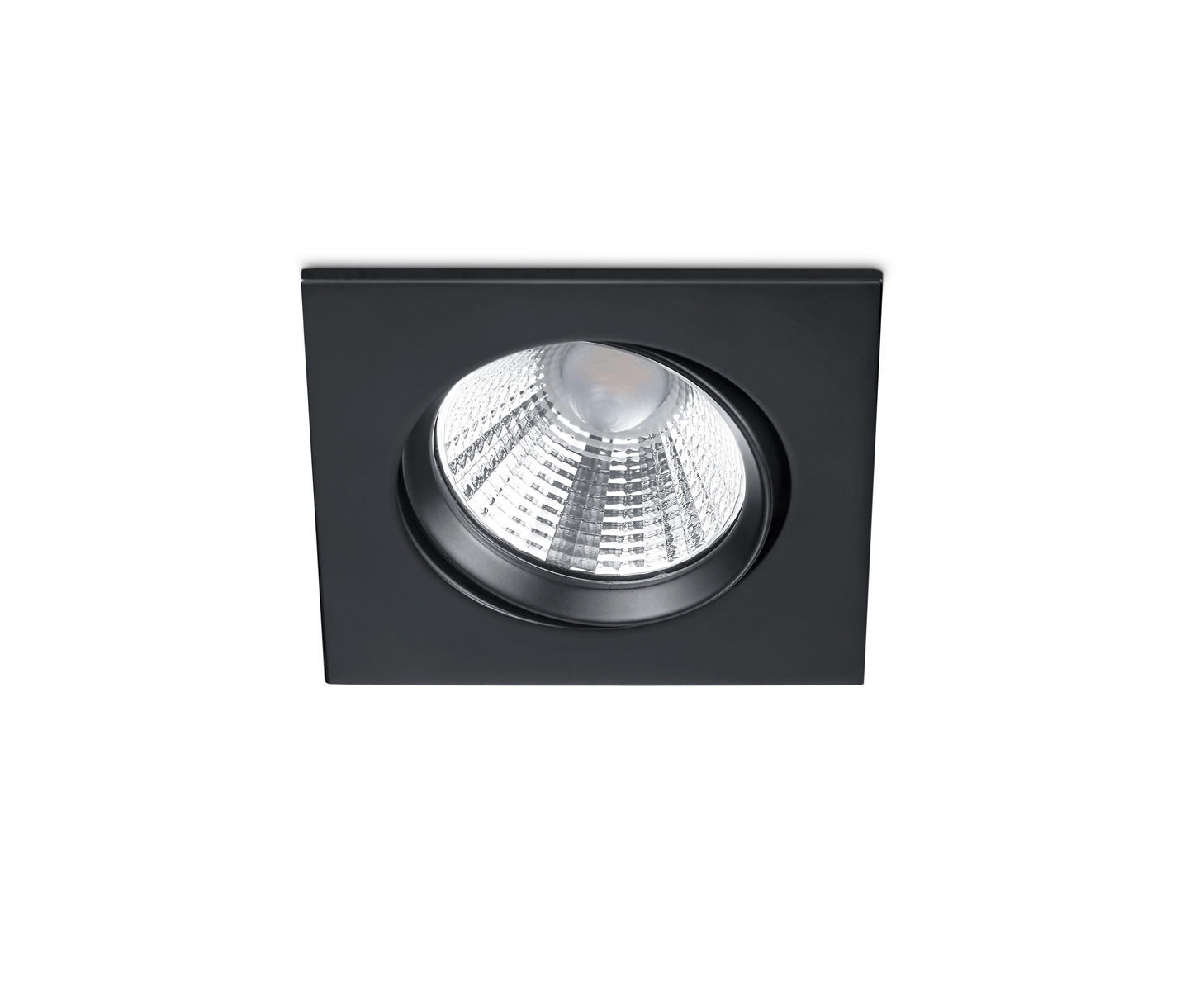 LED-EINBAUSPOT 8,5/8,5/6,8 cm   - Schwarz, KONVENTIONELL, Metall (8,5/8,5/6,8cm) - Trio Leuchten