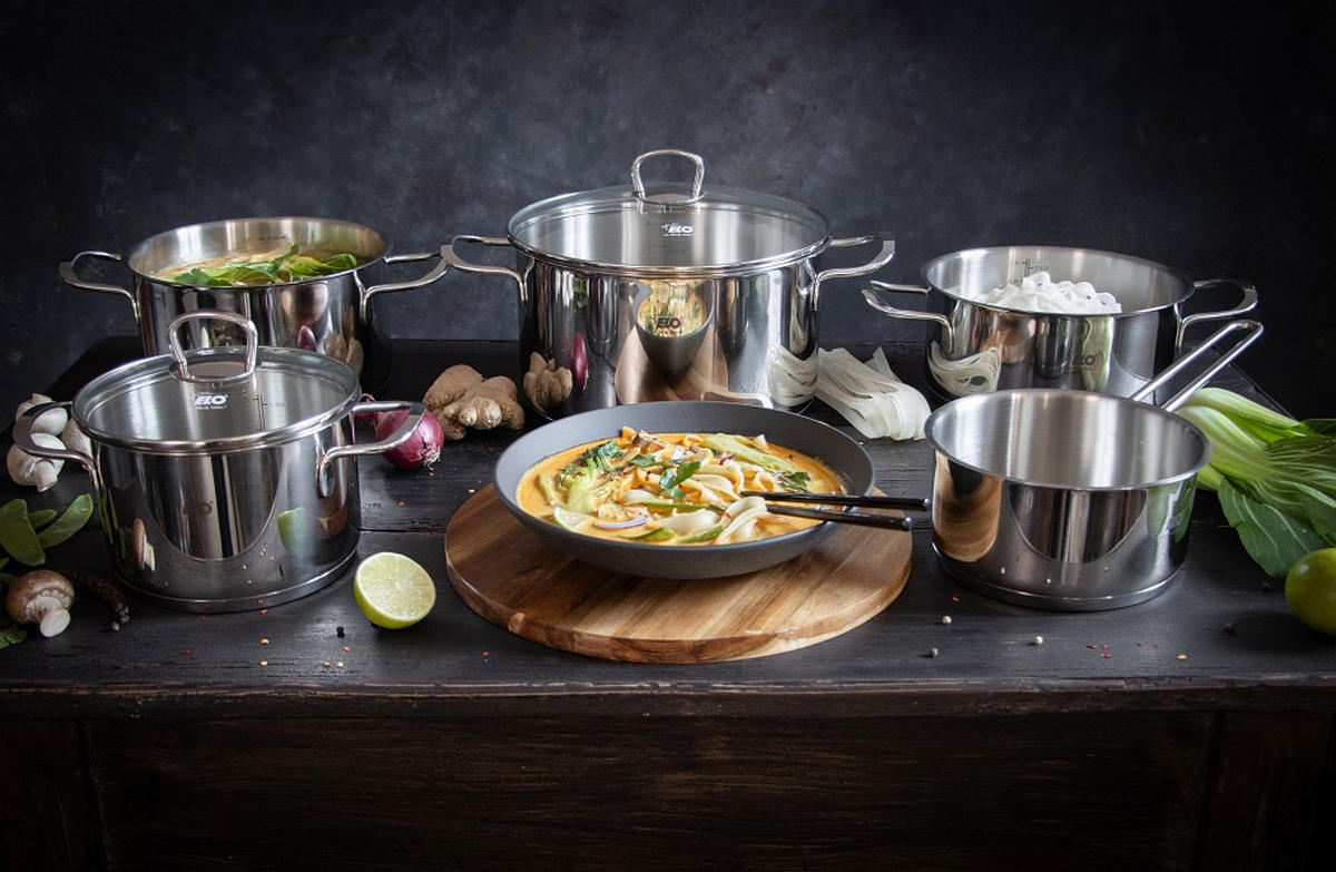 SADA HRNCOV, 5-dielne - Basics, kov (29,5/25,5/51,5cm) - ELO