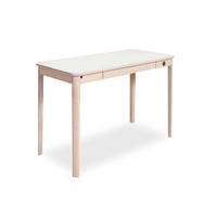 SKRIVBORD 115/55/74 cm vit, ek Bianco förvaringsutrymme, finns i olika trädekorer  - vit/ek Bianco, Klassisk, trämaterial/trä (115/55/74cm) - Skovby