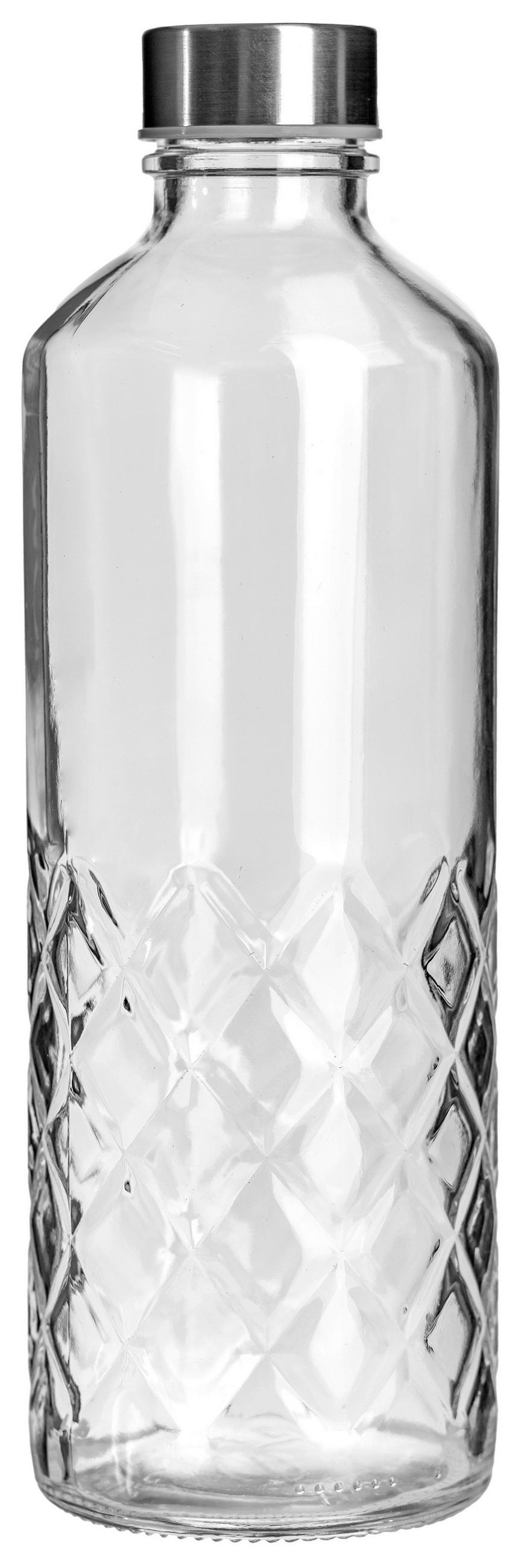 UNIVERZÁLIS PALACK  - áttetsző, Basics, üveg (1l)