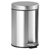 KOSMETIKEIMER 3 L  - Edelstahlfarben/Schwarz, Basics, Kunststoff/Metall (17/25.5cm) - Kela