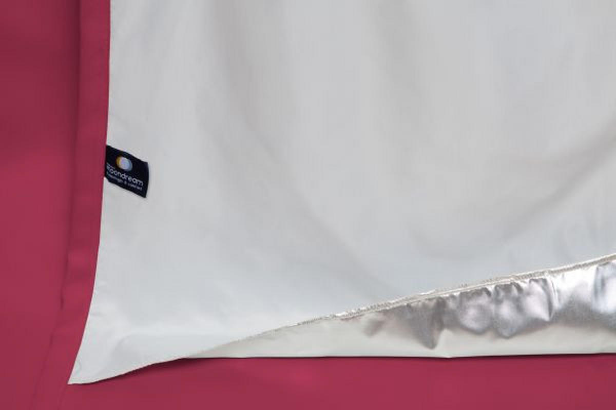 WÄRMESCHUTZVORHANG Verdunkelung 145/260 cm   - Pink, Design, Textil (145/260cm)