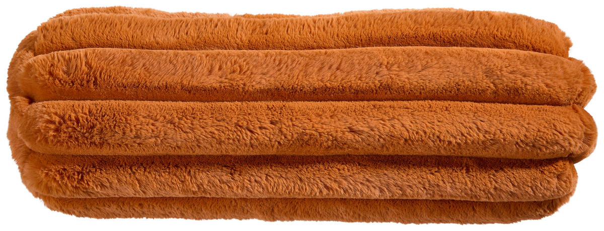 FELLKISSENHÜLLE  - Terracotta, Textil (22/70cm) - Novel