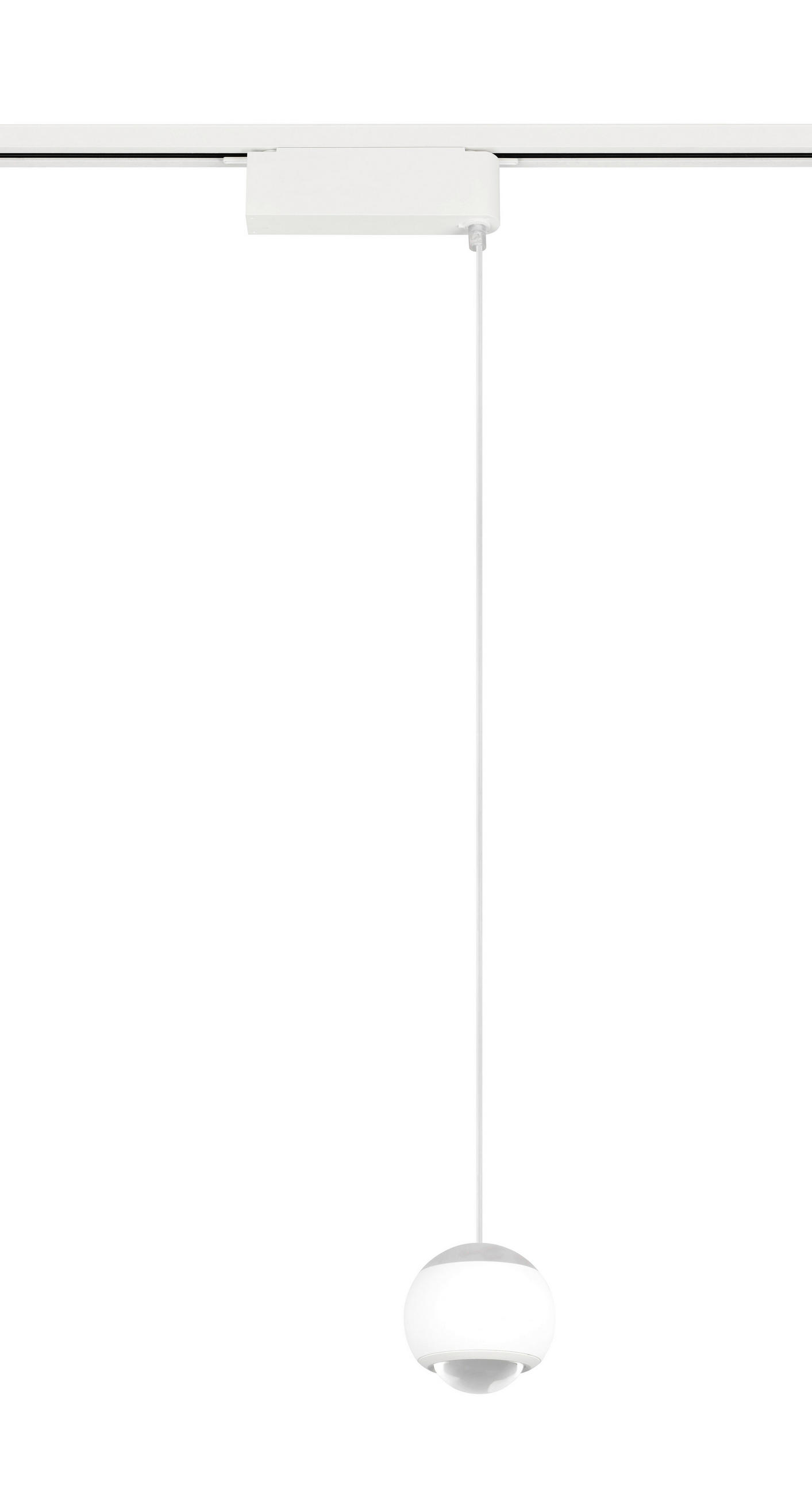 HÄNGLAMPA FÖR SKENSYSTEM Hamlet 10/180 cm   - vit, Klassisk, metall (10/180cm) - Trio Leuchten