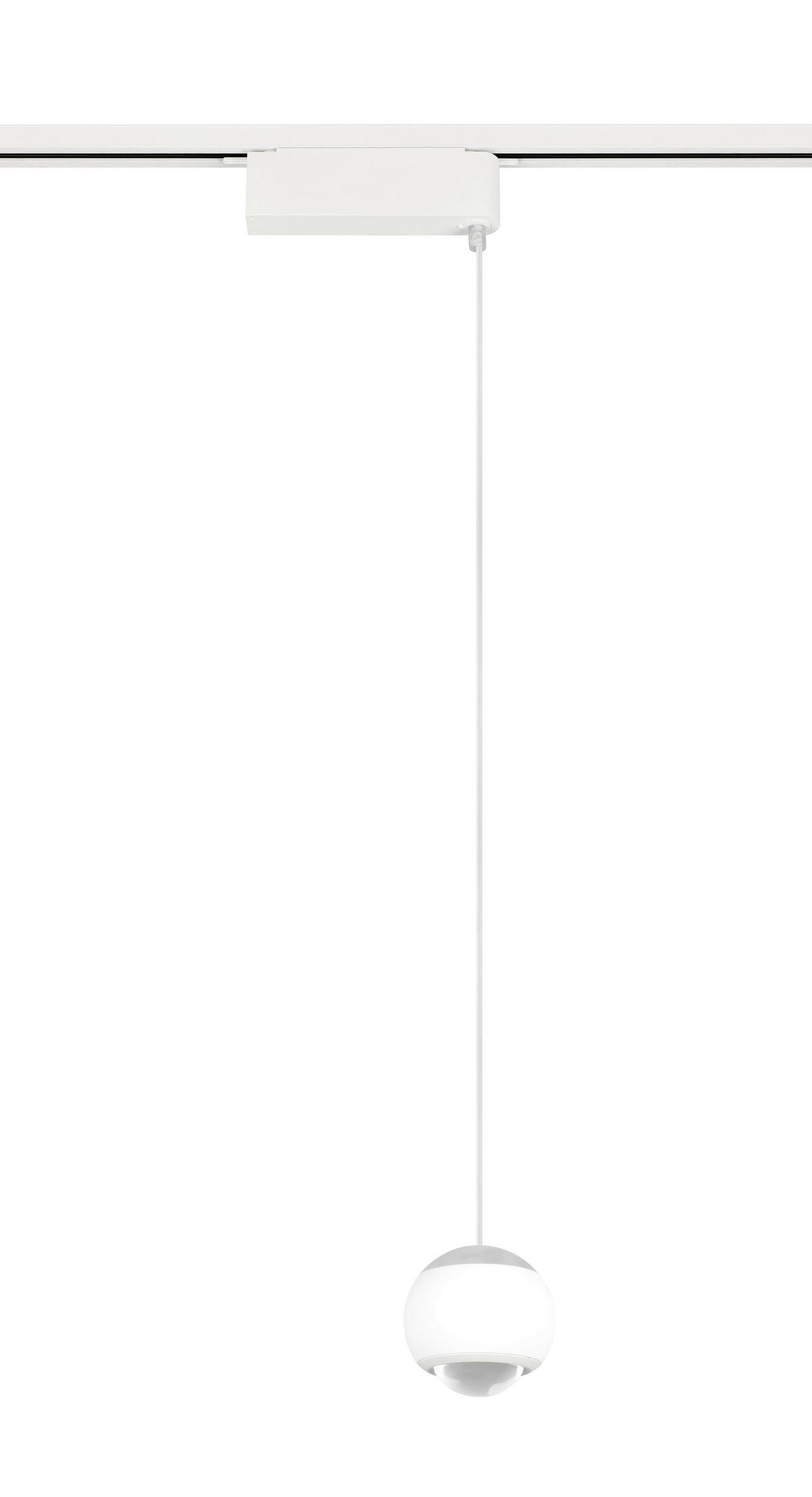 HÄNGLAMPA FÖR SKENSYSTEM Hamlet 10/180 cm   - vit, Klassisk, metall (10/180cm) - Trio Leuchten