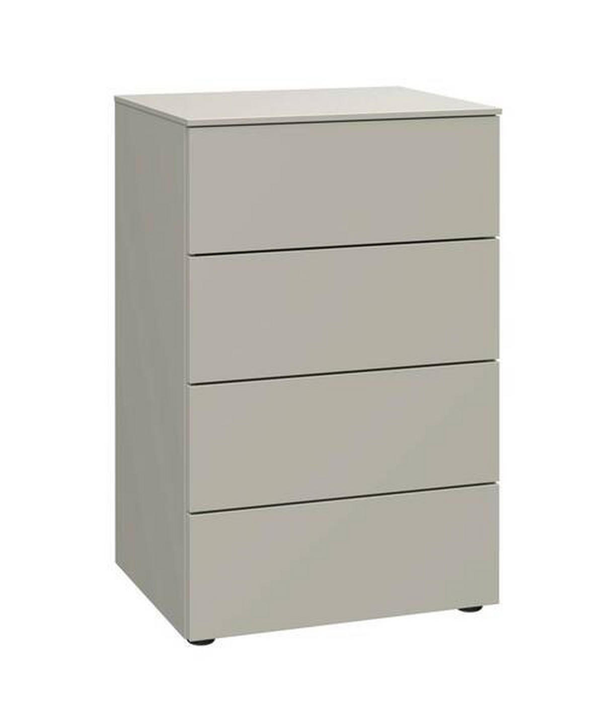 KOMMODE Primolar Garda  in 50/79/41 cm  - Schwarz/Grau, Design, Holzwerkstoff/Kunststoff (50/79/41cm) - Xora