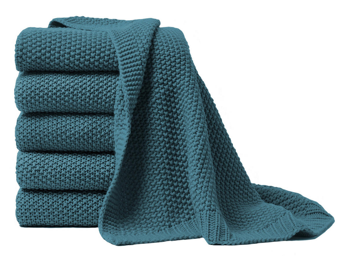 PLAID 130/170 cm  - Petrol, Basics, Textil (130/170cm)