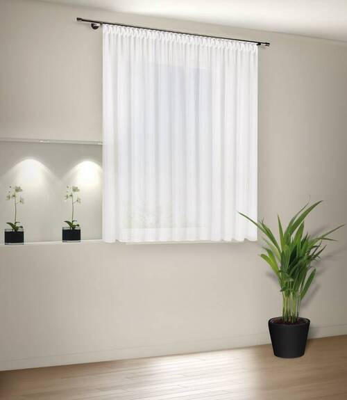 FERTIGSTORE  transparent  300/175 cm   - Weiß, Basics, Textil (300/175cm)