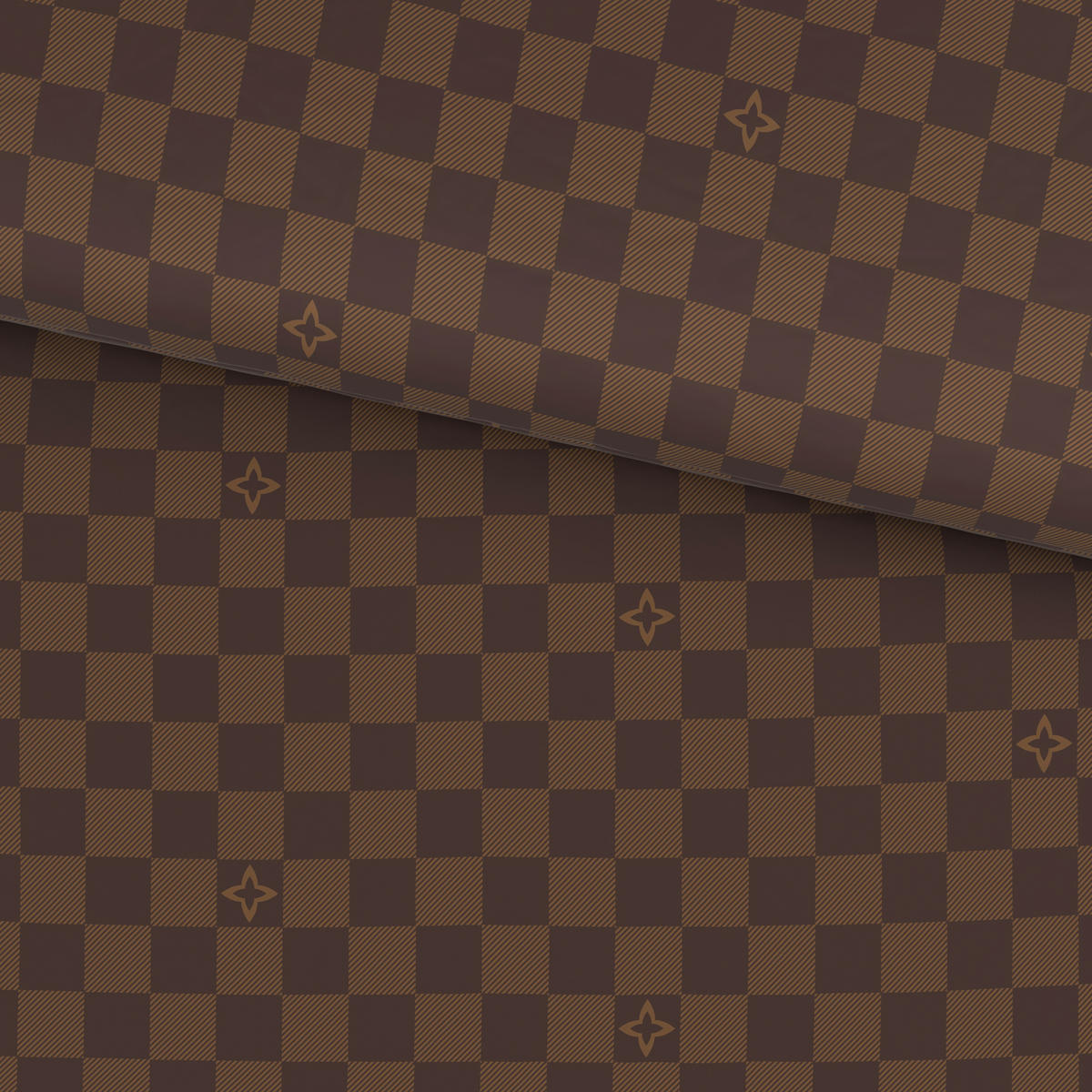 BETTWÄSCHE Satin 140/200 cm  - Braun, Design, Textil (140/200cm) - Ambia Home