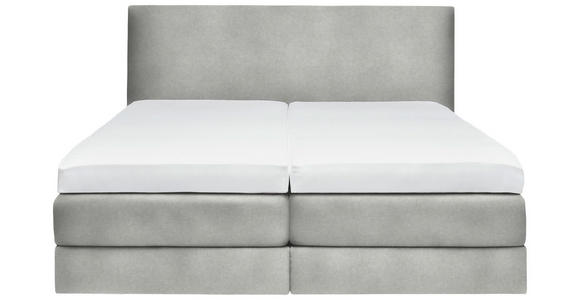 BOXSPRINGBETT 160/200 cm  in Hellgrau  - Hellgrau, KONVENTIONELL, Holz/Textil (160/200cm) - Dieter Knoll