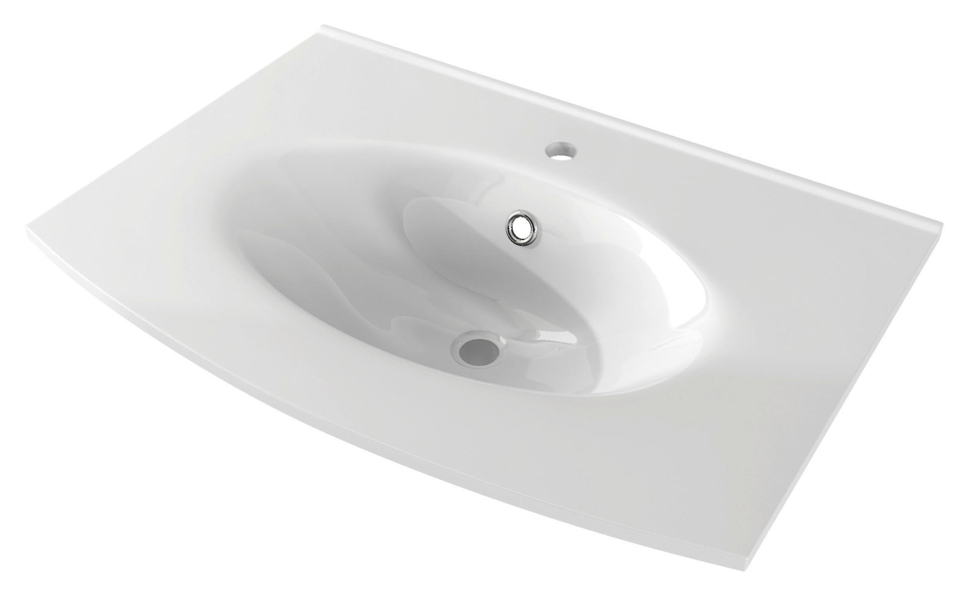 UMYVADLO, 48/22/53 cm - bílá, Basics, plast (48/22/53cm) - Welnova