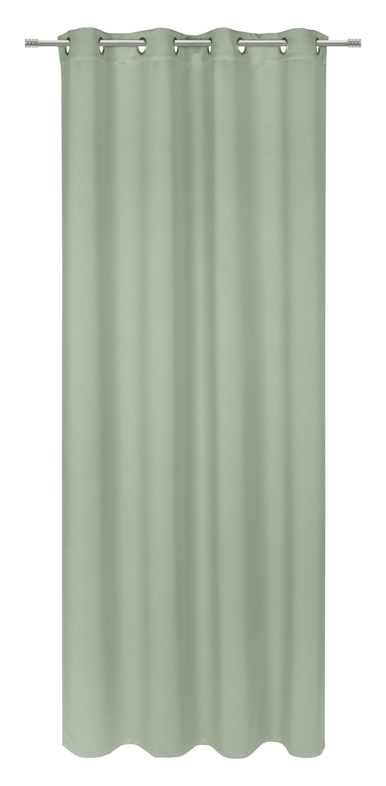 ÖSENSCHAL DIMOUT II Verdunkelung 135/245 cm   - Grasgrün, Basics, Textil (135/245cm) - Esposa