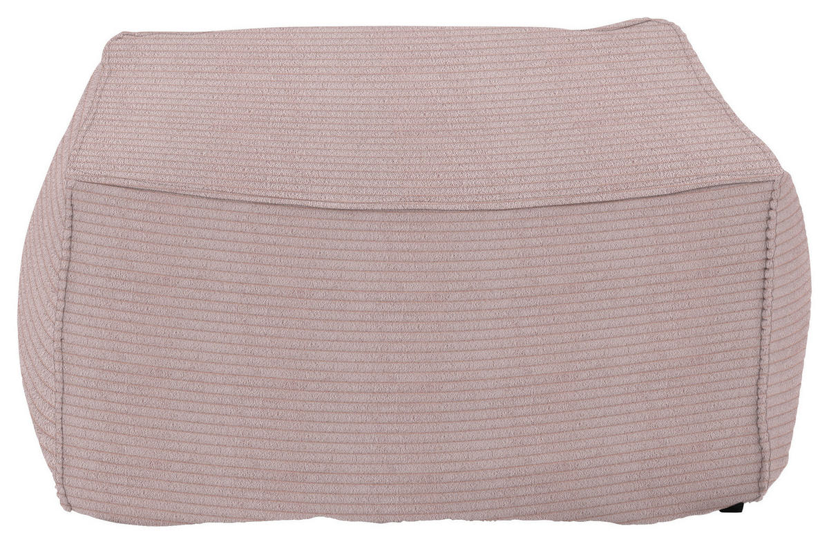 HOCKER in Textil Rosa  - Rosa, Design, Textil (86/38/86cm) - Lomoco