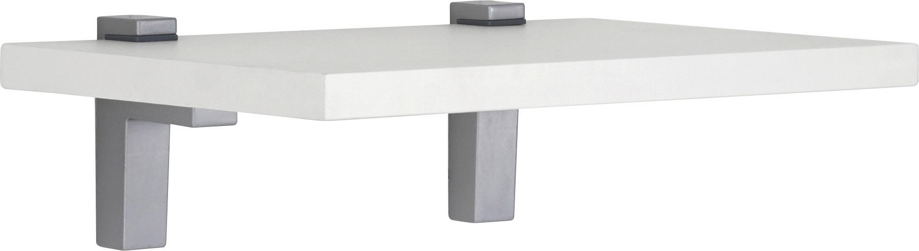 WANDBOARD Weiß  - Weiß, Design, Holzwerkstoff/Metall (60/2,2/25cm) - Moderano