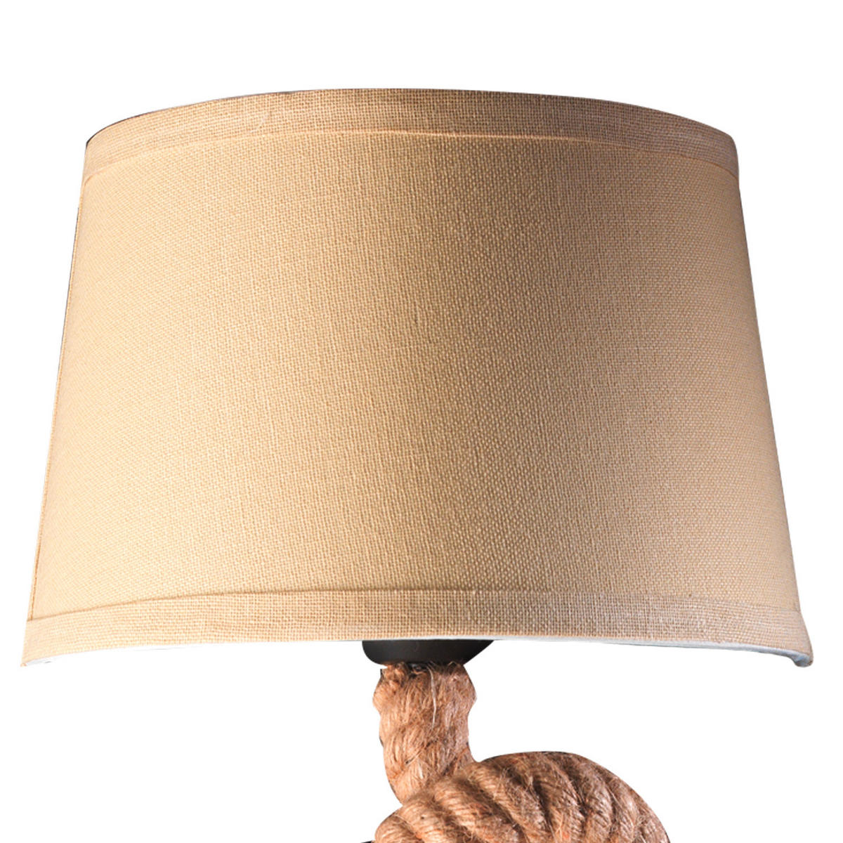 WANDLEUCHTE Corda-Mauli 25/25/45 cm   - Perlmutt, Natur, Textil (25/25/45cm)