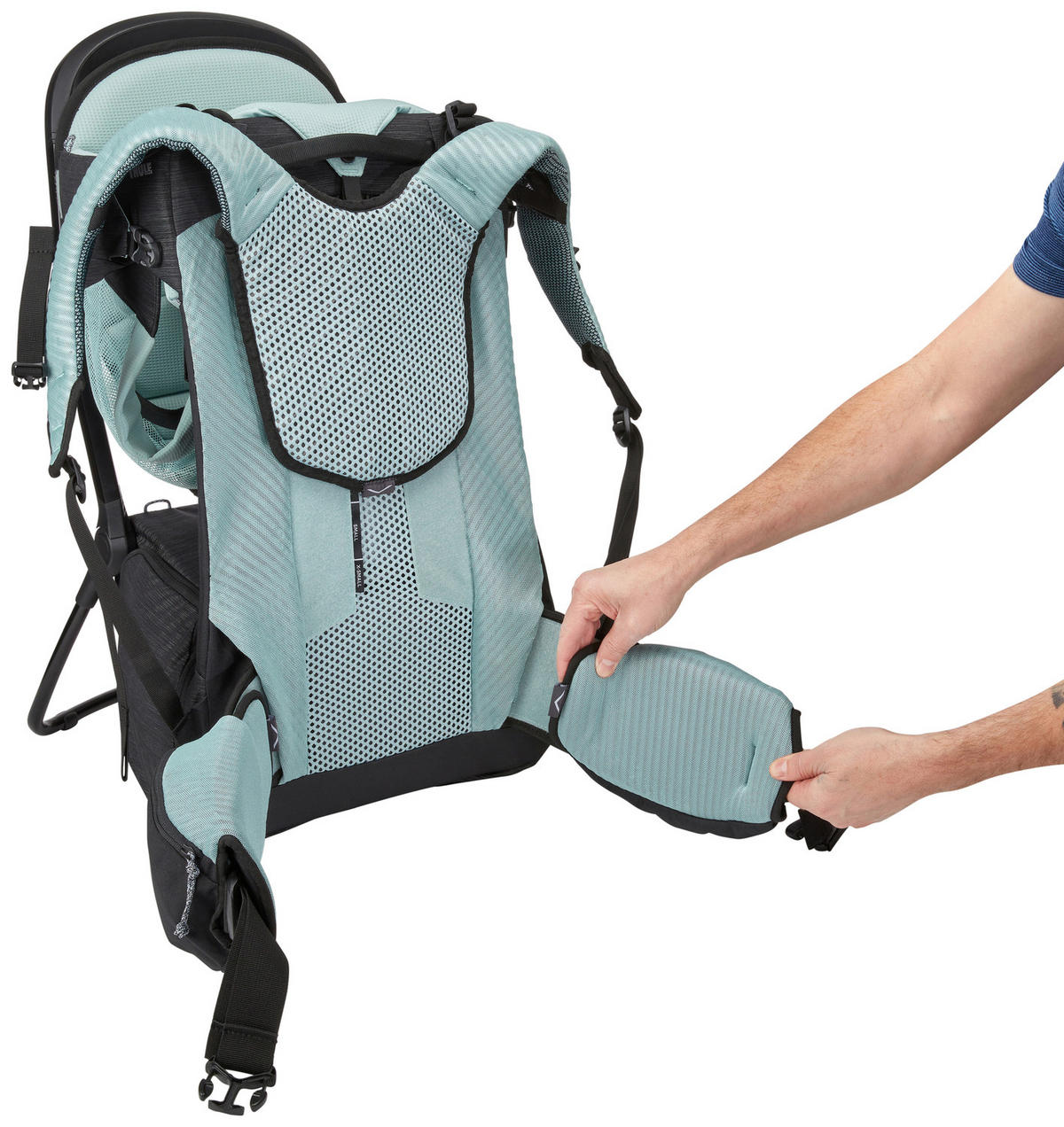 RÜCKENTRAGE SAPLING  - Pastellblau/Schwarz, Basics, Textil (35/31/73cm) - Thule