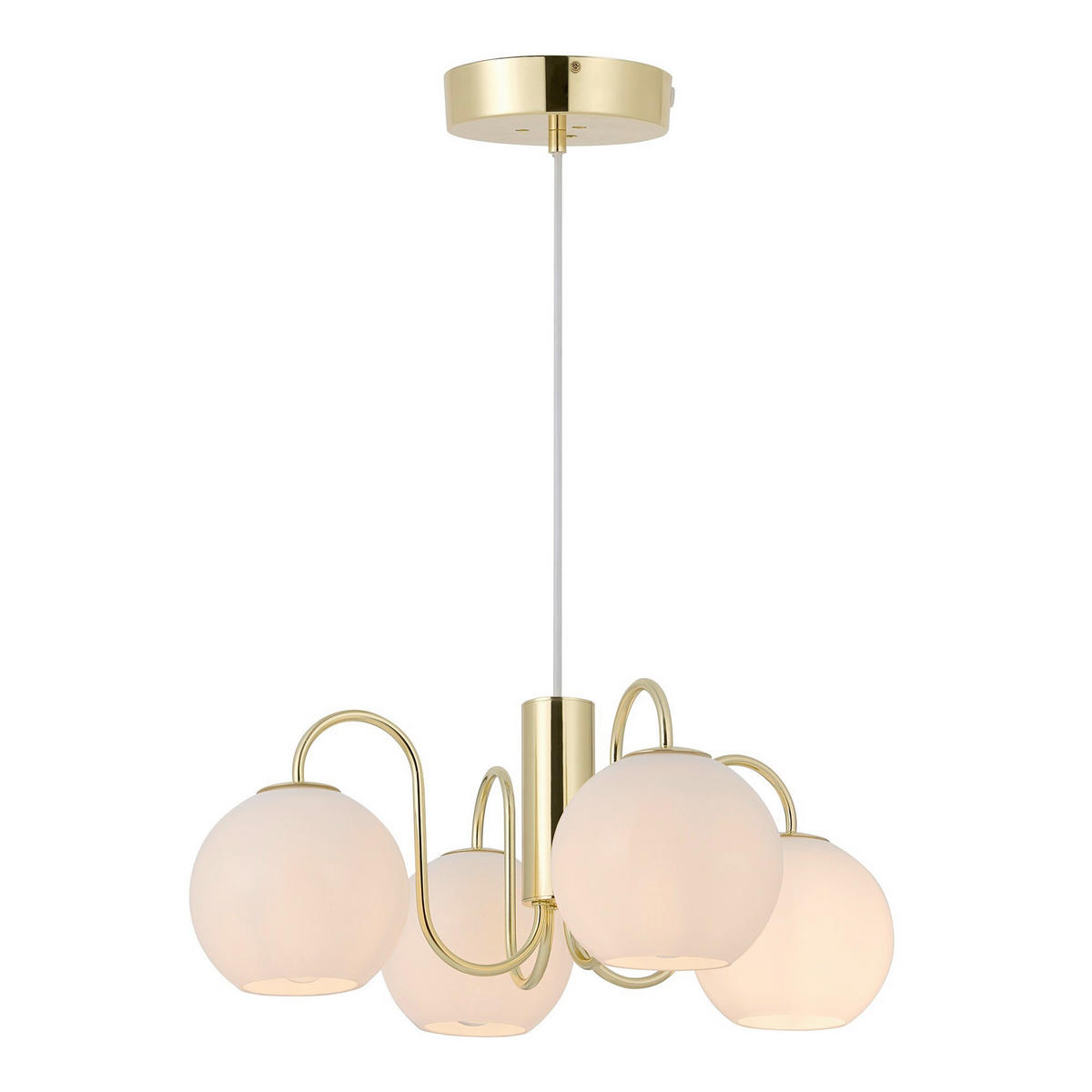 PENDELLEUCHTE Franca 19.5/46/46 cm  - Messingfarben, Design, Metall (19.5/46/46cm) - Nordlux