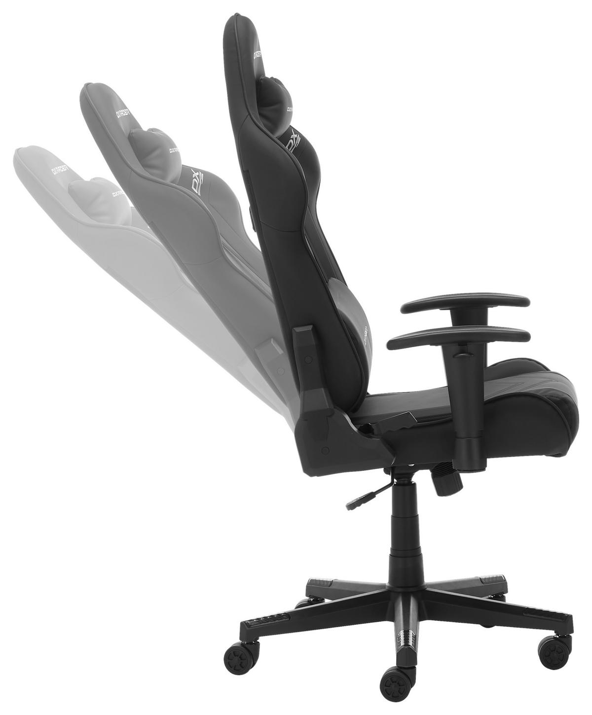 GAMINGSTUHL  in Schwarz  - Schwarz, Modern, Kunststoff/Textil (67/126/67cm) - Dxracer