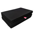 REISEBETTMATRATZE  120/60/5 cm  - Schwarz, Basics, Textil (120/60/5cm) - My Baby Lou