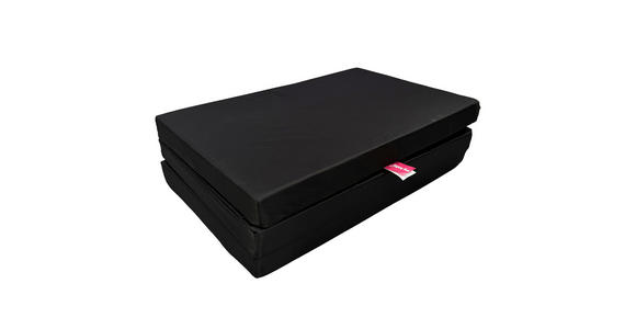 REISEBETTMATRATZE 120/60/5 cm - Schwarz, Basics, Textil (120/60/5cm) - My Baby Lou
