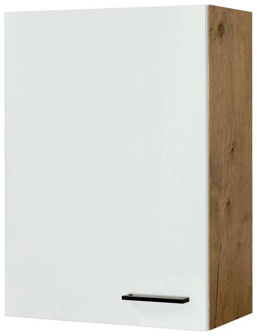 KÜCHENOBERSCHRANK 60/89/32 cm  in Eichefarben, Magnolie  - Eichefarben/Magnolie, KONVENTIONELL, Holzwerkstoff/Metall (60/89/32cm) - FlexWell