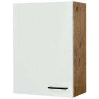 KÜCHENOBERSCHRANK 60/89/32 cm  in Eichefarben, Magnolie  - Eichefarben/Magnolie, KONVENTIONELL, Holzwerkstoff/Metall (60/89/32cm) - FlexWell