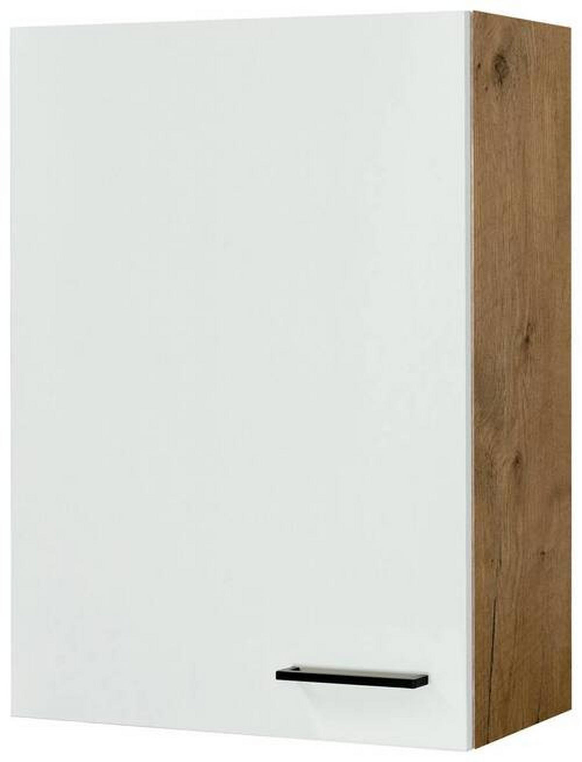 KÜCHENOBERSCHRANK 60/89/32 cm  in Eichefarben, Magnolie  - Eichefarben/Magnolie, KONVENTIONELL, Holzwerkstoff/Metall (60/89/32cm) - FlexWell