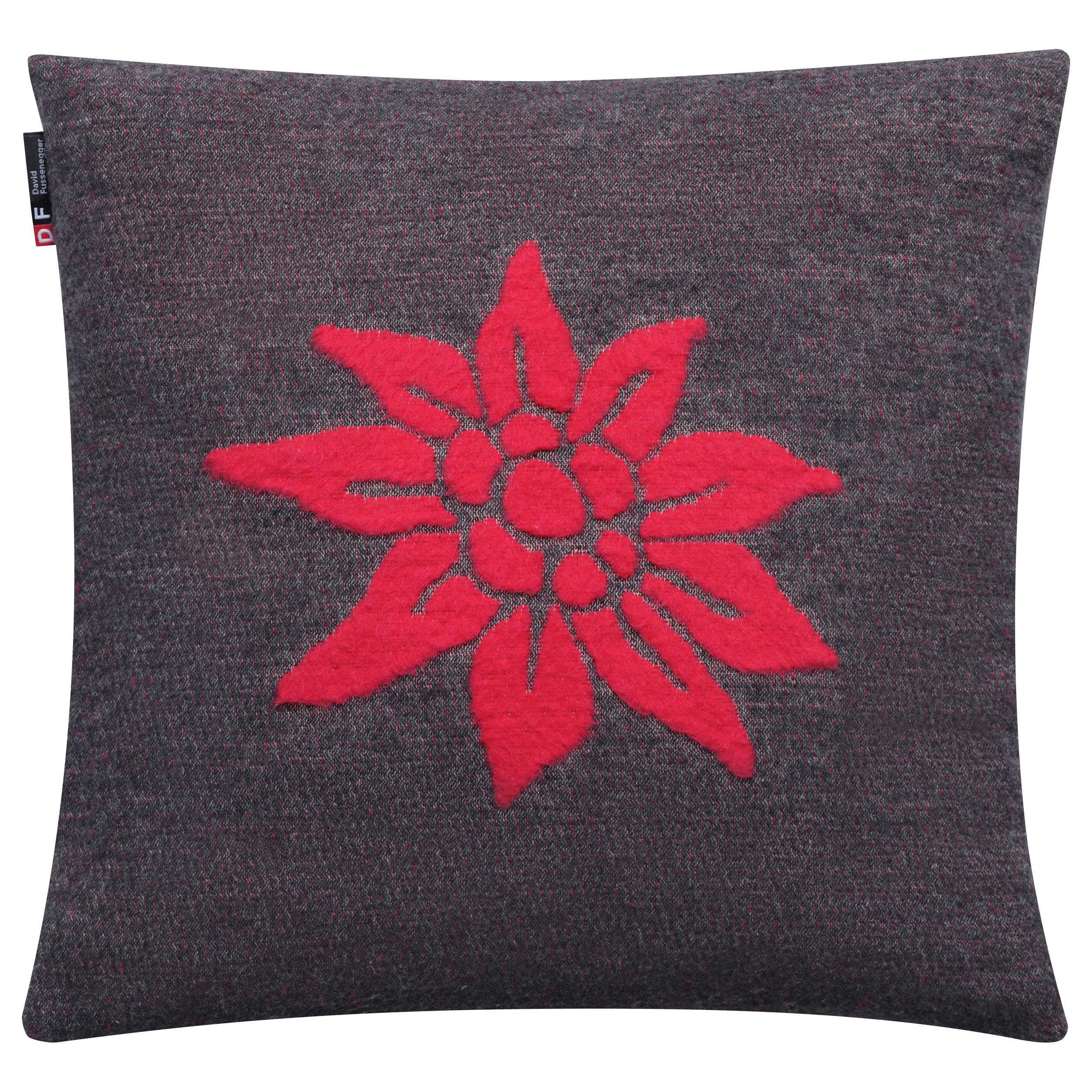 ZIERKISSEN   40/40 cm   - Dunkelgrau, Basics, Textil (40/40cm) - David Fussenegger