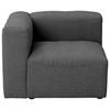 ECKELEMENT Flachgewebe  - Anthrazit, Design, Kunststoff/Textil (100/73/100cm) - Max Winzer
