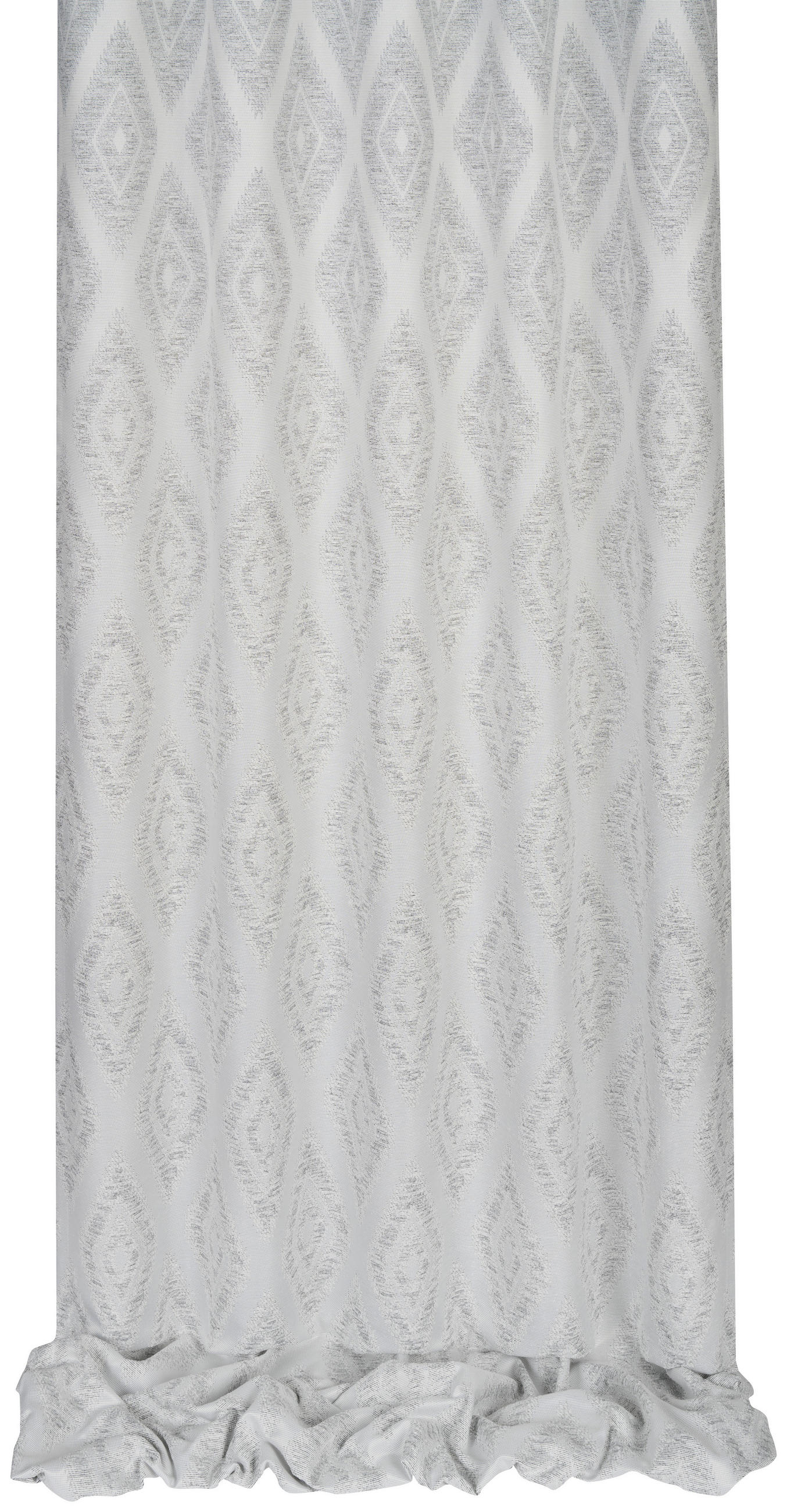 DEKOSTOFF per lfm halbtransparent  - Grau, KONVENTIONELL, Textil (140cm) - Esposa