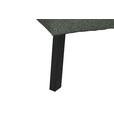 ECKSOFA in Struktur Grau  280/205 cm  - Schwarz/Grau, Design, Textil/Metall (280/205cm) - Xora