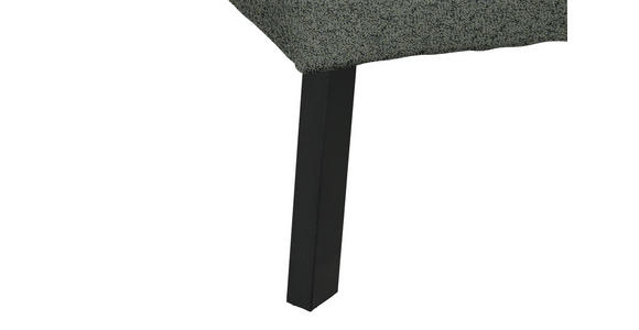 ECKSOFA in Struktur Grau  280/205 cm  - Schwarz/Grau, Design, Textil/Metall (280/205cm) - Xora