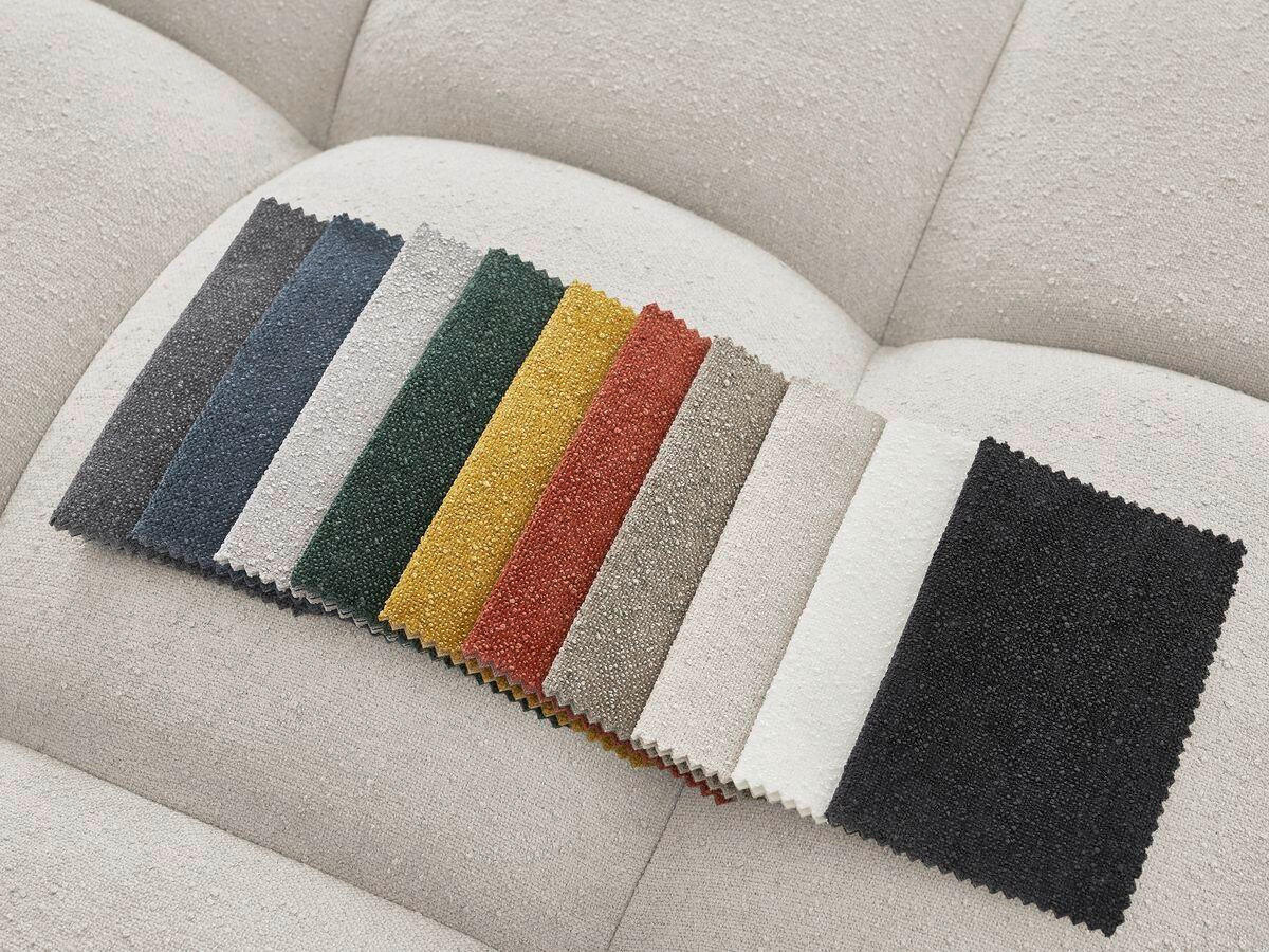 3-SITZER-SOFA EVEREST Struktur Beige  - Beige/Schwarz, MODERN, Kunststoff/Textil (278/90/115cm)