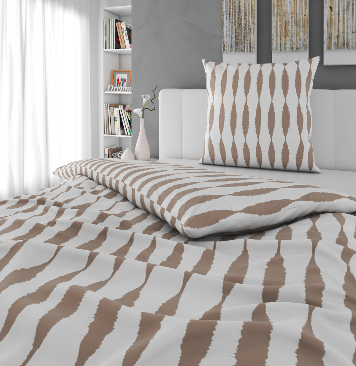 BETTWÄSCHE Voile 155/220 cm  - Textil (155/220cm) - Novel