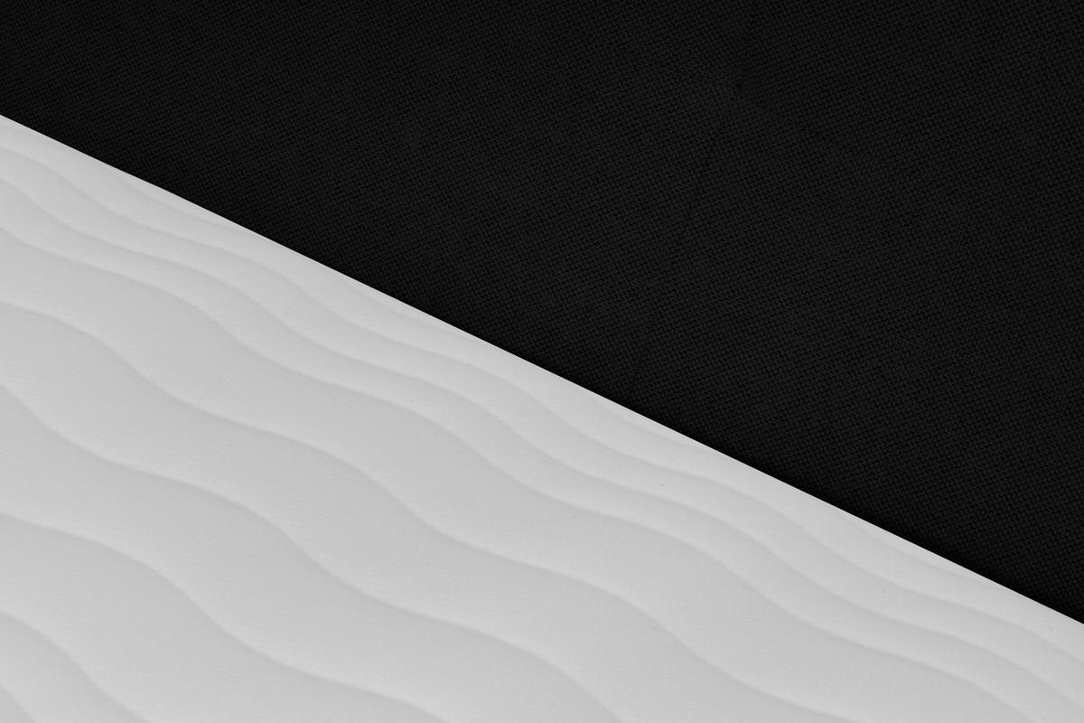 BOXBETT 120/200 cm  in Schwarz  - Schwarz, KONVENTIONELL, Textil (120/200cm) - P & B