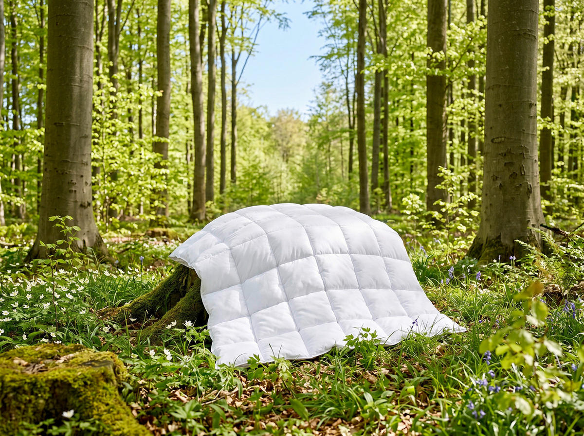 GANZJAHRESDECKE  140/200 cm 80.00 % Lyocell, 20.00 % Polyester  - Weiß, Basics, Textil (140/200cm) - Billerbeck