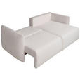 ECKSOFA  in Jersey Creme  - Creme/Schwarz, KONVENTIONELL, Kunststoff/Textil (238/148cm) - Carryhome