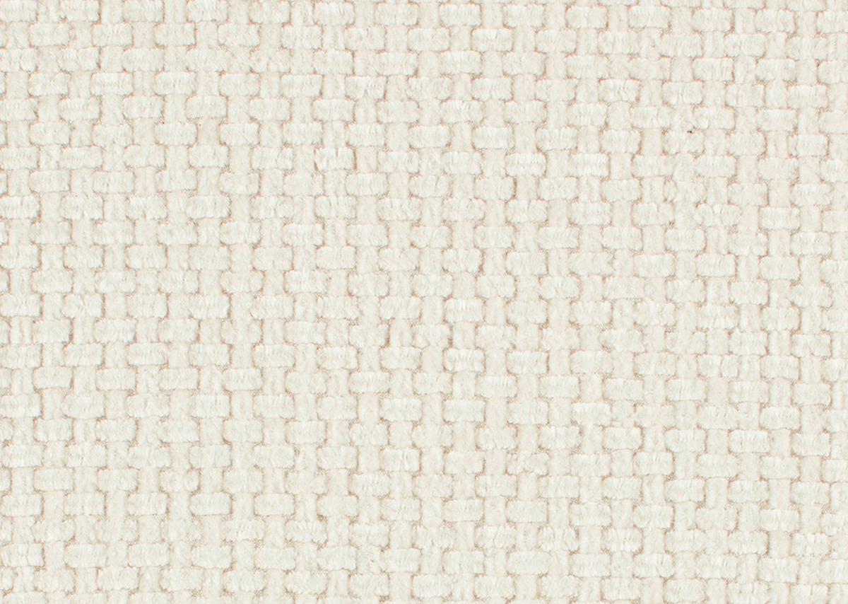 ECKSOFA in Struktur Weiss  - Weiss/Schwarz, Modern, Textil/Metall (262/168cm) - home24