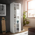 VITRINE Weiß  65/198/38 cm  - Weiß, MODERN, Glas/Holzwerkstoff (65/198/38cm) - Carryhome