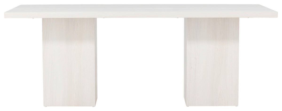 ESSTISCH in Holz 200/90/75 cm  - Weiß, Design, Holz (200/90/75cm) - Livetastic