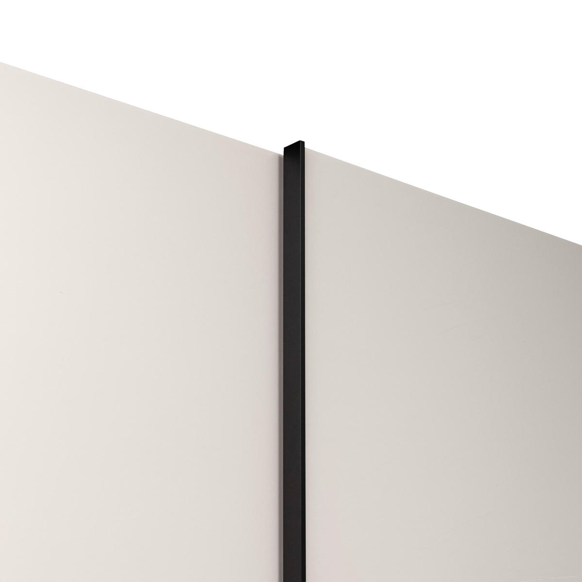 DREHTÜRENSCHRANK 4-türig Kaschmir, Eiche Artisan  - Kaschmir/Schwarz, KONVENTIONELL, Holzwerkstoff/Metall (315/225/61cm) - Boxxx