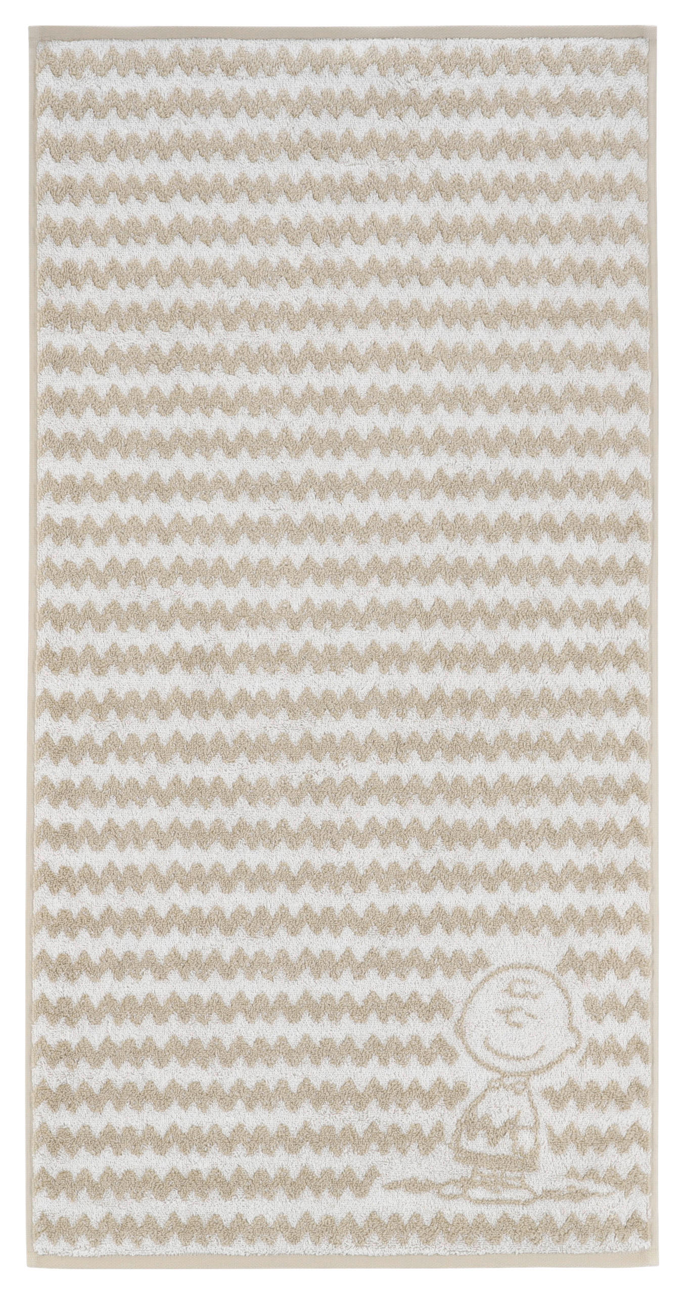 HANDTUCH Charlie Brown Beige  - Beige, Basics, Textil (50/100cm) - Vossen