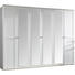 DREHTÜRENSCHRANK in Weiß - Weiß/Braun, KONVENTIONELL, Holzwerkstoff (270/210/58cm) - Cantus DREHTÜRENSCHRANK in Weiß - Weiß/Braun, KONVENTIONELL, Holzwerkstoff (270/210/58cm) - Cantus
