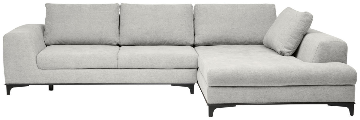 ECKSOFA inkl. Funktionen Creme Webstoff Rückenkissen, Bettkasten, Schlaffunktion, Rücken echt  - Wengefarben/Creme, Design, Holz/Textil (314/211cm) - Stylife