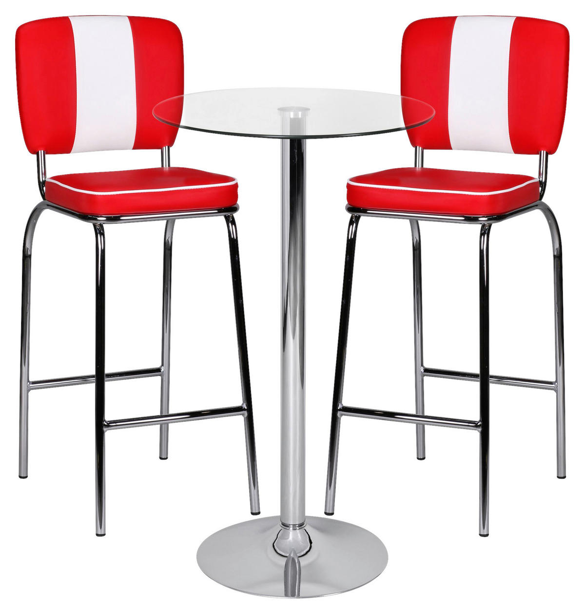 VISOKI STOL - prozirno, Moderno, staklo (60/105cm) - MID.YOU