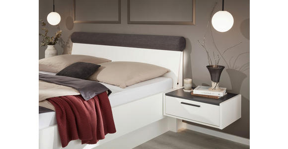 BETTANLAGE - Anthrazit/Weiß, KONVENTIONELL (180/200cm) - Dieter Knoll