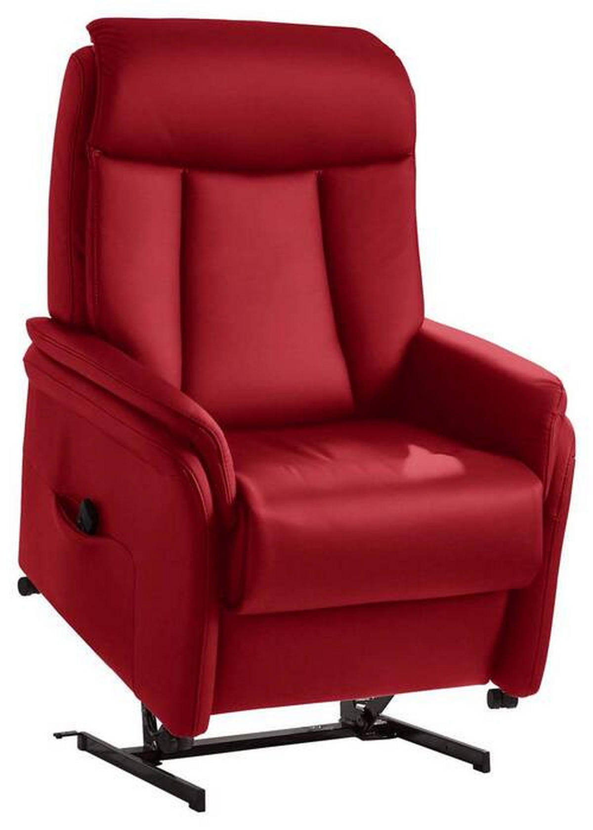 FERNSEHSESSEL in Rot  - Rot, Konventionell, Leder/Kunststoff (80/107/84cm) - Valdera
