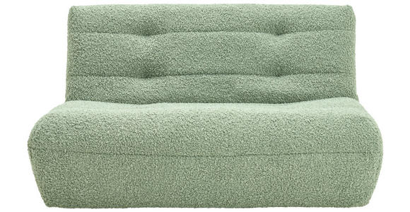 SCHLAFSOFA Teddystoff Grün  - Schwarz/Grün, KONVENTIONELL, Kunststoff/Textil (150/85/100cm) - Carryhome