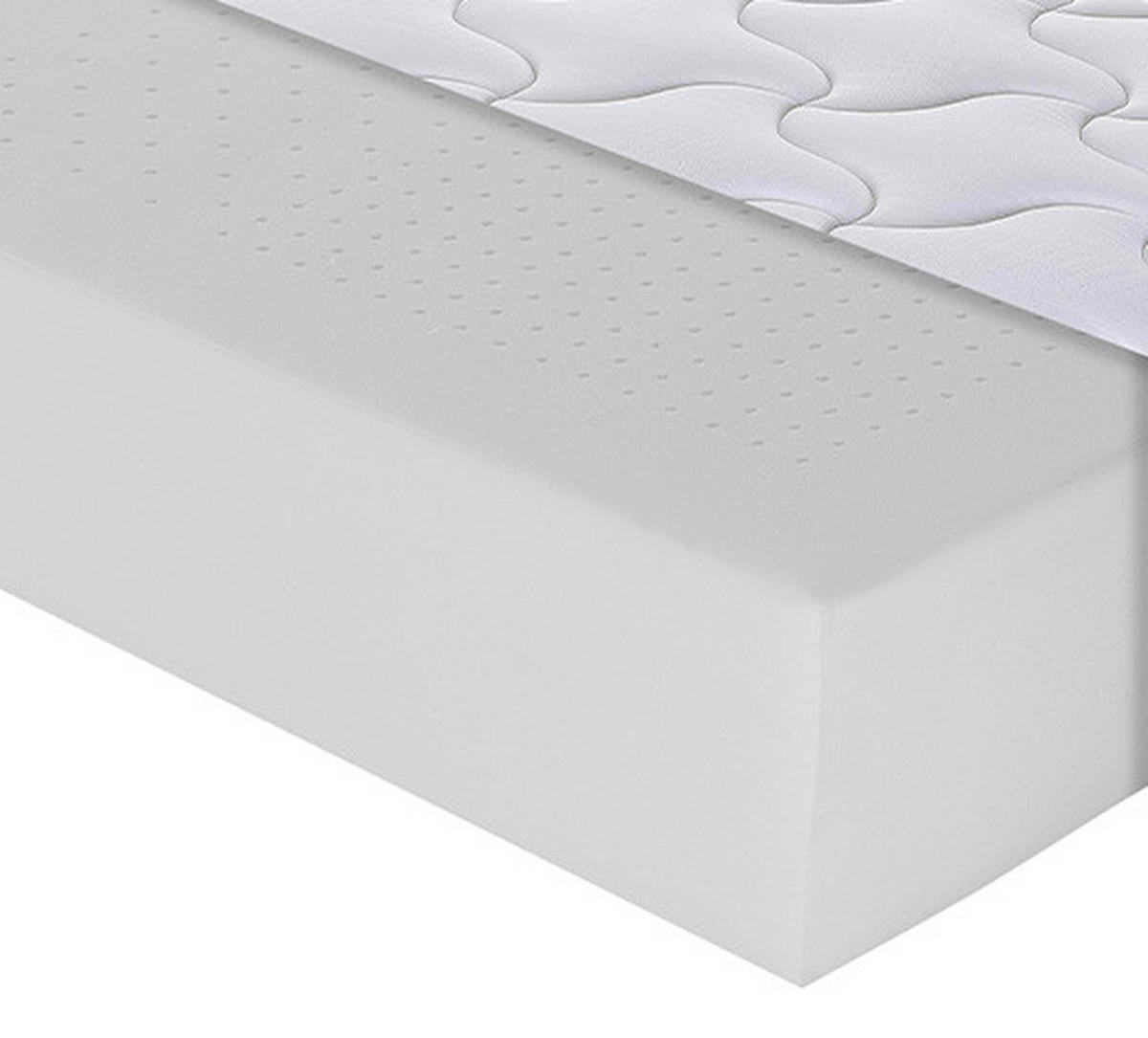 VISCOMATRATZE Boxspringmatratze 140/200 cm Höhe ca. 30 cm  - Weiß, Basics, Textil (140/200cm) - MID.YOU