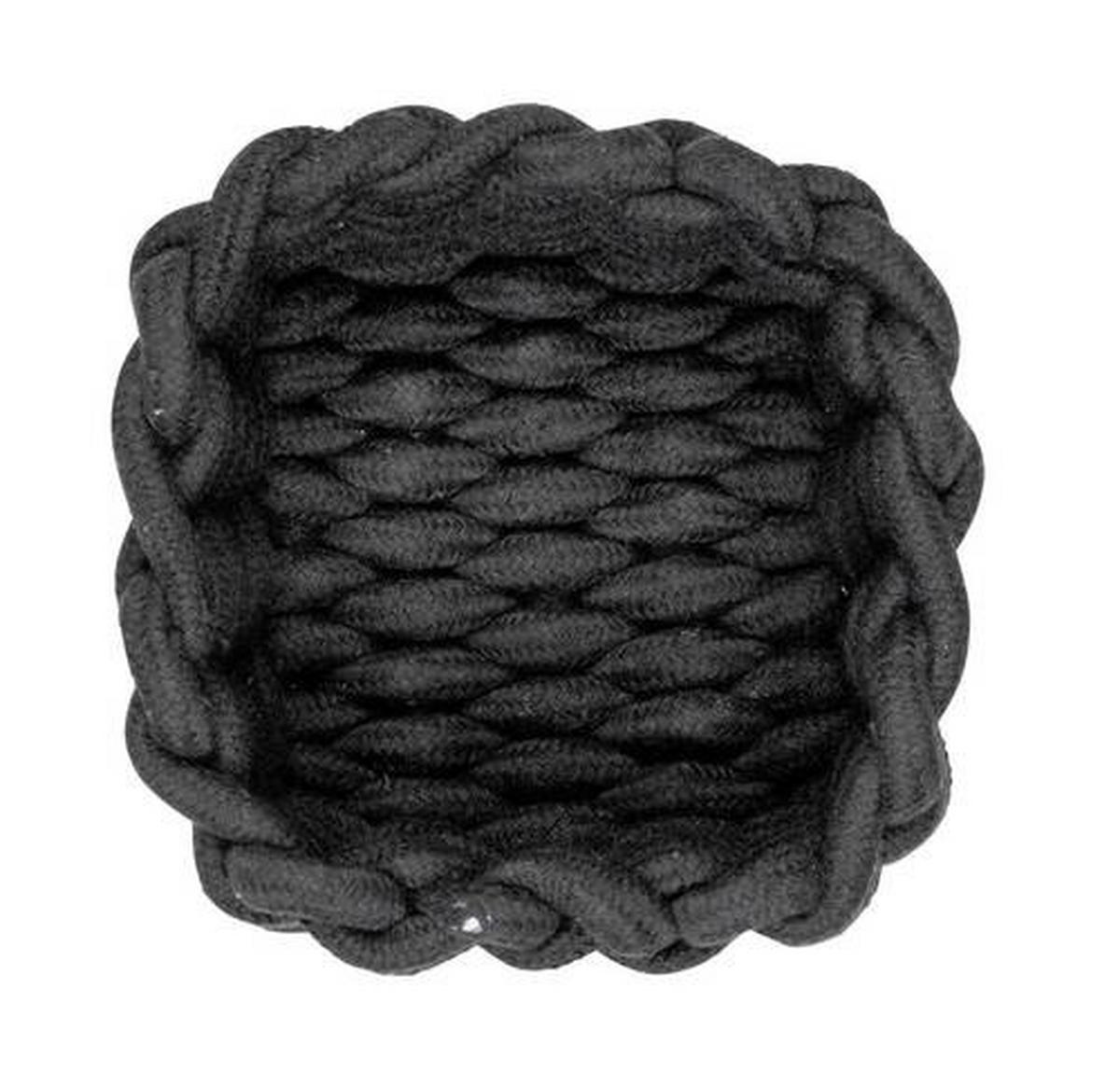 AUFBEWAHRUNGSKÖRBCHEN  - Schwarz, Konventionell, Textil (16,5/7,5/16,5cm) - Schöner Wohnen